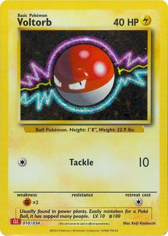 Voltorb - 010/034 - Trading Card Game Classic